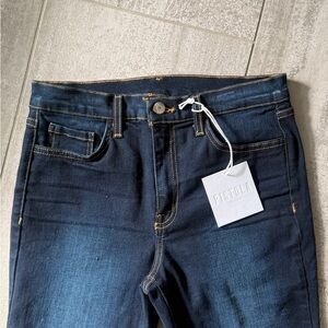 Brand New- Pistola Women's Indigo Skinny Jeans with Contrast Stitching